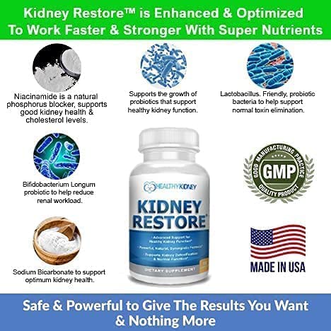Revitalize Your Kidneys: Discover Kidney Restore, the Ultimate Solution for Healthy Kidney Function and Vitality